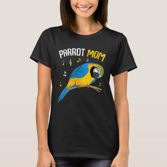 T-shirt Parrot Maman Oiseau Mama Femmes (Devant)