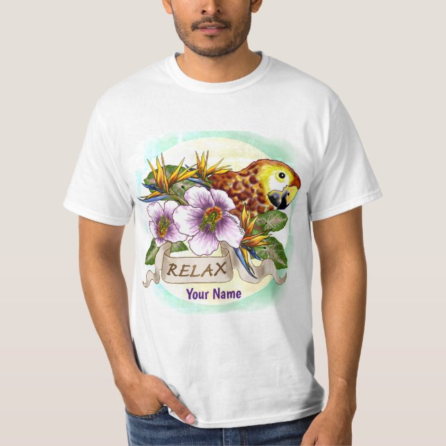 T-shirt Parrot Relax (Devant)