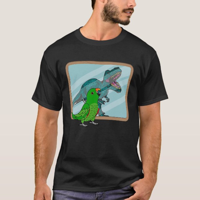 T-shirt Parrot & Rex Reflection I Male Eclectus (Devant)