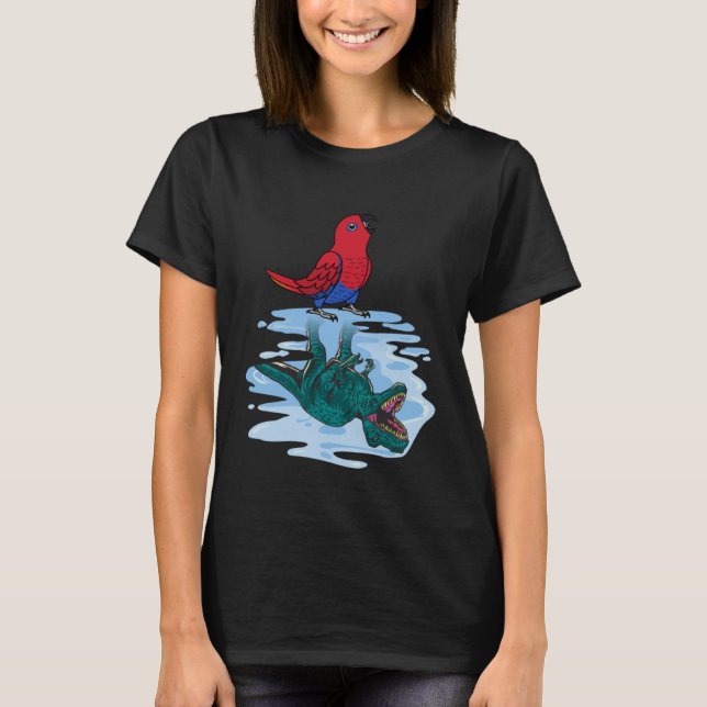 T-shirt Parrot & Rex Réflexion I Eclectus Féminin (Devant)