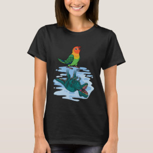 T-shirt Parrot & Rex Réflexion I Fischers Lovebird