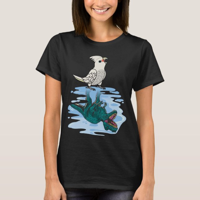 T-shirt Parrot & Rex Réflexion I Goffins Cockatoo (Devant)