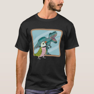 T-shirt Parrot & Rex Réflexion I Mustache Parakeet