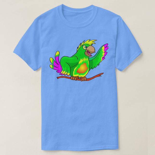 T-shirt Parrot Talking Bird (Design devant)