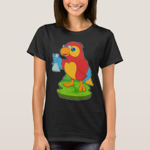 T-shirt Parrot Teacher tube test Chimie