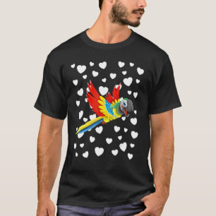 T-shirt Parrot Thème bébé Garçon bleu Nursery Salle Coeur 