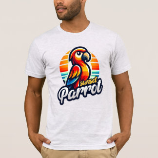 T-shirt parrot ti-shrt