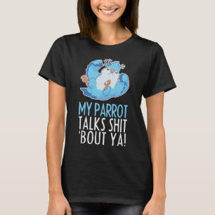 T-shirt Parrots Bird Budgerigar Parle De Quaker Macaw