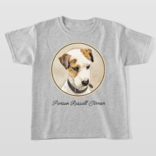 T-shirt Parson Jack Russell Terrier Peinture - Chien Art
