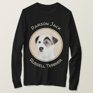 T-shirt Parson Jack Russell Terrier Peinture - Chien Art