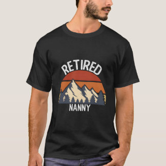 T-shirt Part à la retraite pour 2023 Nounou retraitée
