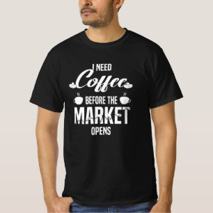 T-shirt Part d'actionnariat Stock retour Börse