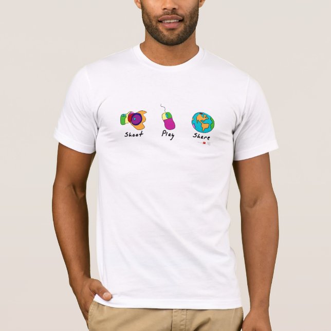 T-shirt Part de jeu de pousse (Devant)