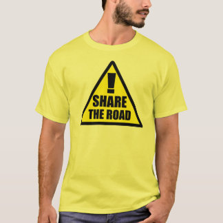 T-shirt Partagez la route - chemise de bicyclette