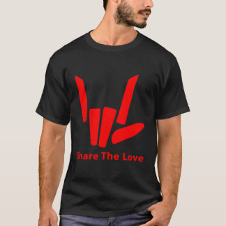 T-shirt Partagez L'Amour Pour Les Enfants Et Les Jeunes