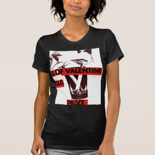 T-shirt Partagez l'amour : Un verre de Saint Valentin