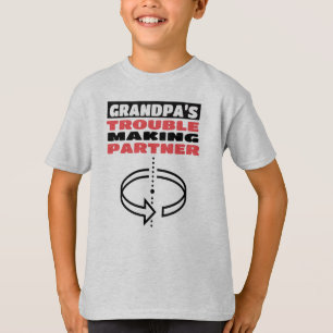 T-shirt Partenaire de grand-père - Enfants Confort sans ag