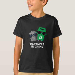 T-shirt Partenaires Dans Grime Funny Trash Pun Dark BG