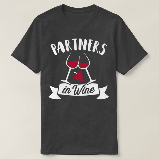 T-shirt Partenaires dans le domaine du vin (Design devant)