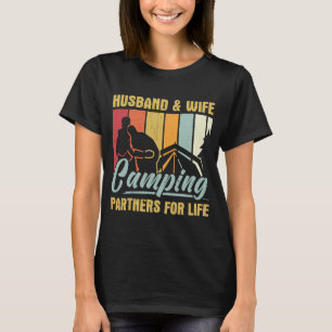 T-shirt Partenaires De Camping Mari Et Femme Pour La Vie 2
