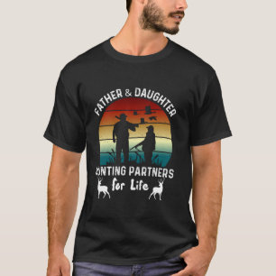 T-shirt Partenaires de chasse père et fille pour la vie Ce