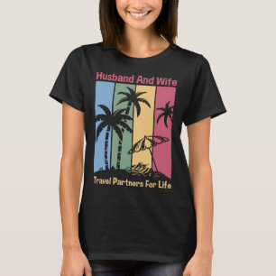 T-shirt Partenaires De Voyage Maris Et Femme Pour La Crois