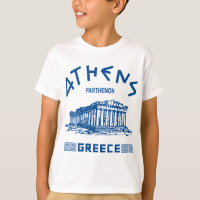 Parthenon - Athènes - Grec (bleu)