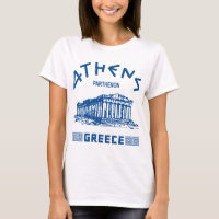 Parthenon - Athènes - Grec (bleu)
