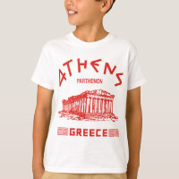 Parthenon - Athènes - Grec (rouge)