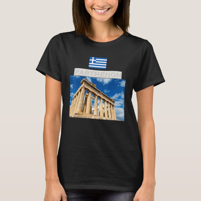 T-shirt Parthénon grec Grèce (Devant)