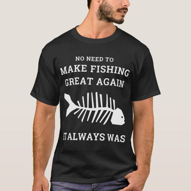 T-shirt Parti à la pêche (Devant)