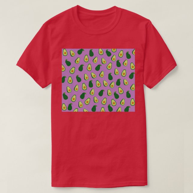 T-shirt Parti Avocado violet (Design devant)