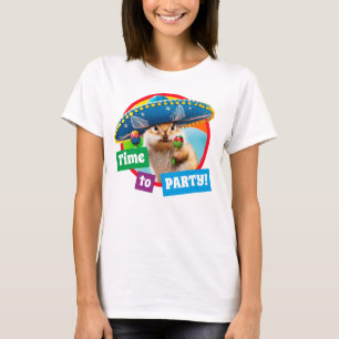 T-shirt Parti Chipmunk De Sombrero