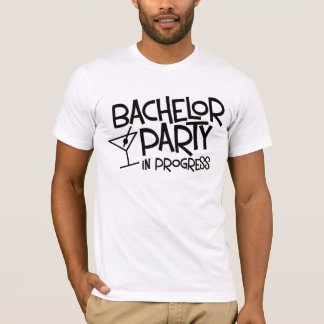 T-shirt Parti de Bachelor en cours