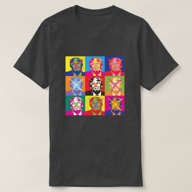 T-shirt Parti de l'impeachment de Popart Trump (Design devant)