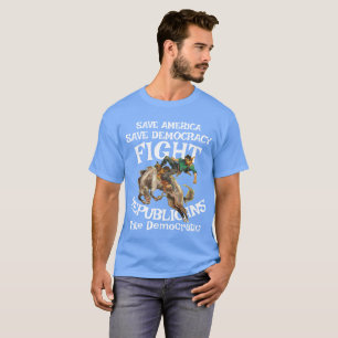 T-SHIRT PARTI DÉMOCRATE DHS CBP ICE TSA DOJ FEMA GOUVERNEM