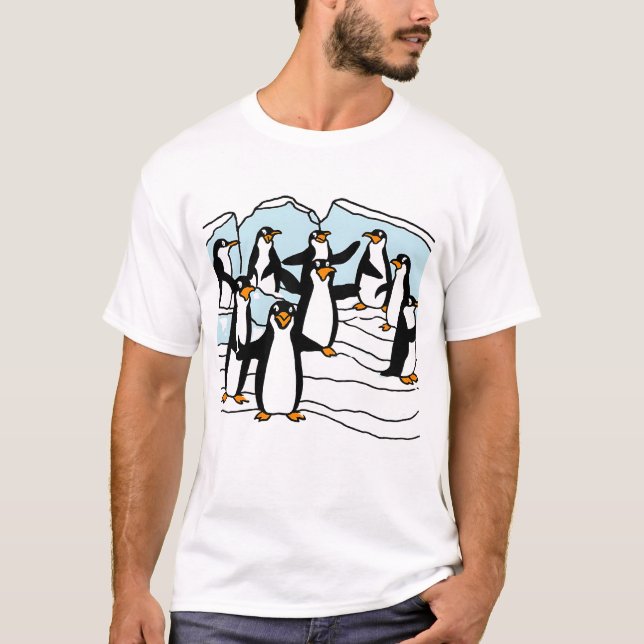 T-shirt Parti des pingouins (Devant)
