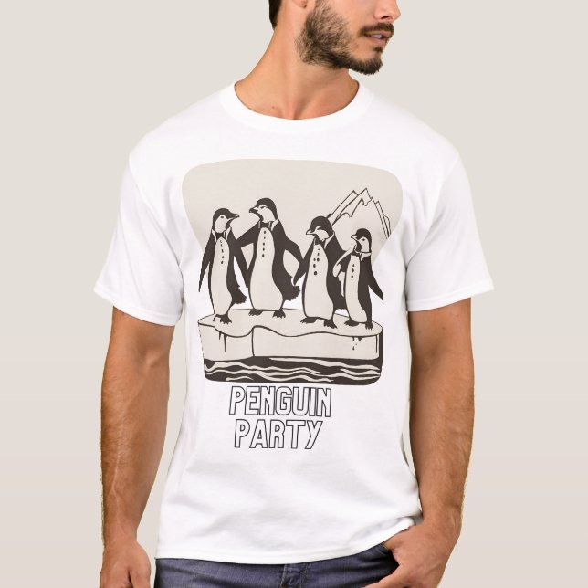 T-shirt Parti des pingouins (Devant)