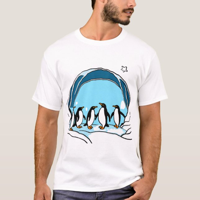 T-shirt Parti des pingouins (Devant)