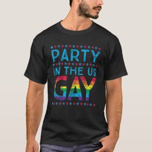 T-shirt Parti du 4 juillet aux États-Unis Gay T Shirt