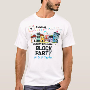 T-shirt Parti du bloc de quartier