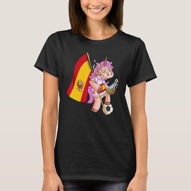 T-shirt Parti espagnol unicorn (Devant)