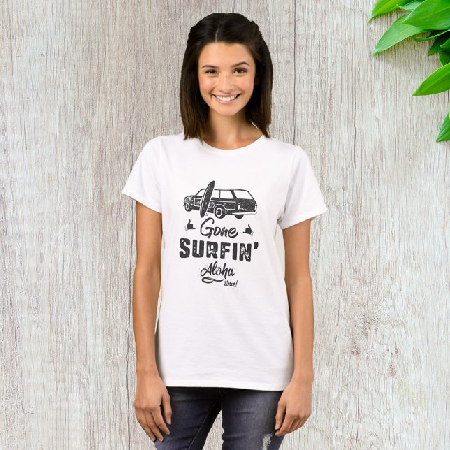 T-shirt Parti faire du Surf Temps Aloha (Créateur téléchargé)