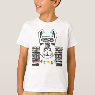 T-shirt Parti Llama - Portrait