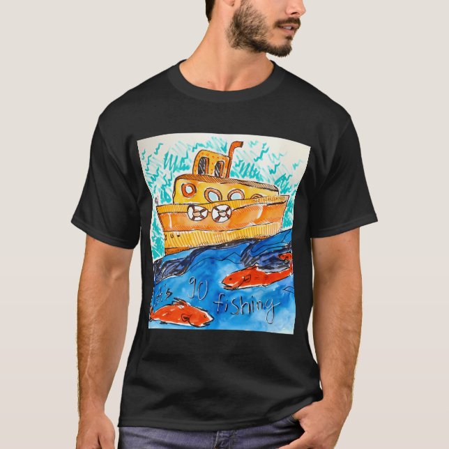T-shirt Parti Pêcher (Devant)