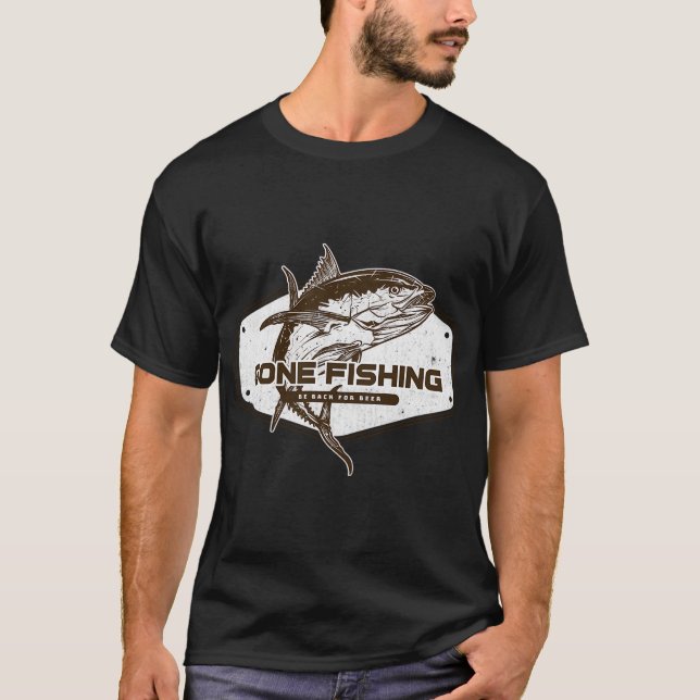 T-shirt Parti Pêcher – De Retour pour Bière  (Devant)