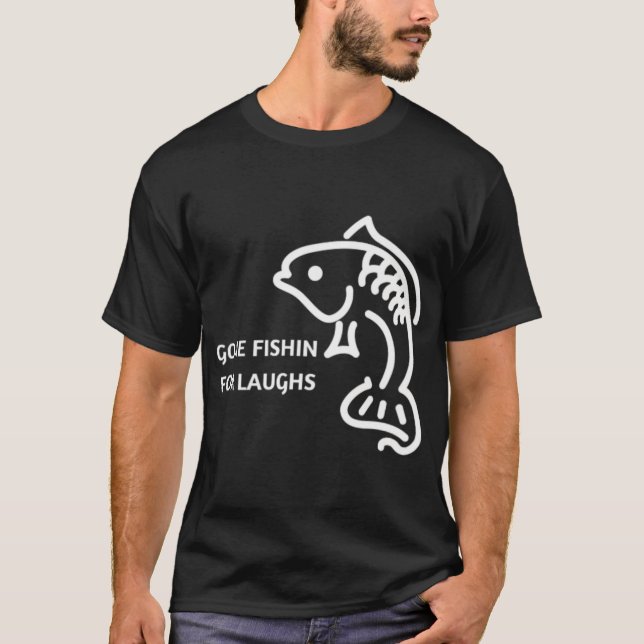 T-shirt Parti Pêcher Pour Rire  (Devant)