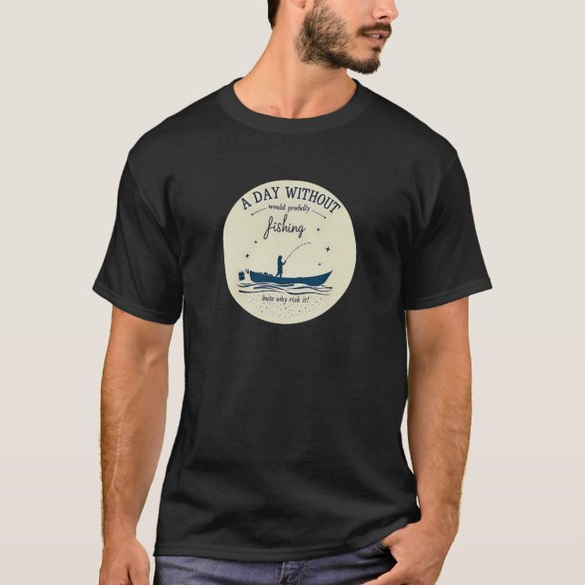 T-shirt Parti Pêcher Un Mode de Vie (Devant)