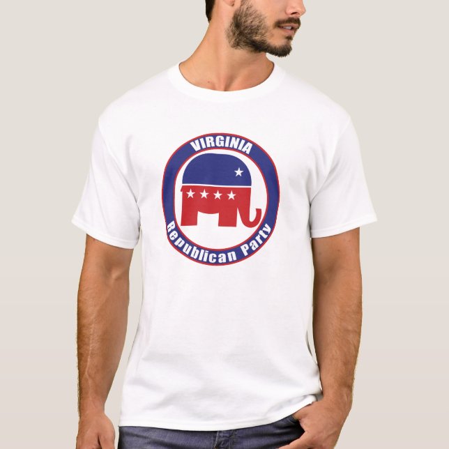 T-shirt Parti républicain de Virginie (Devant)