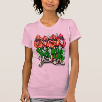 T-shirt Parti rose